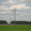 Cross Country high voltage power lines